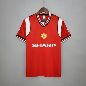 Retro Manchester United 85/86 home Soccer Jersey