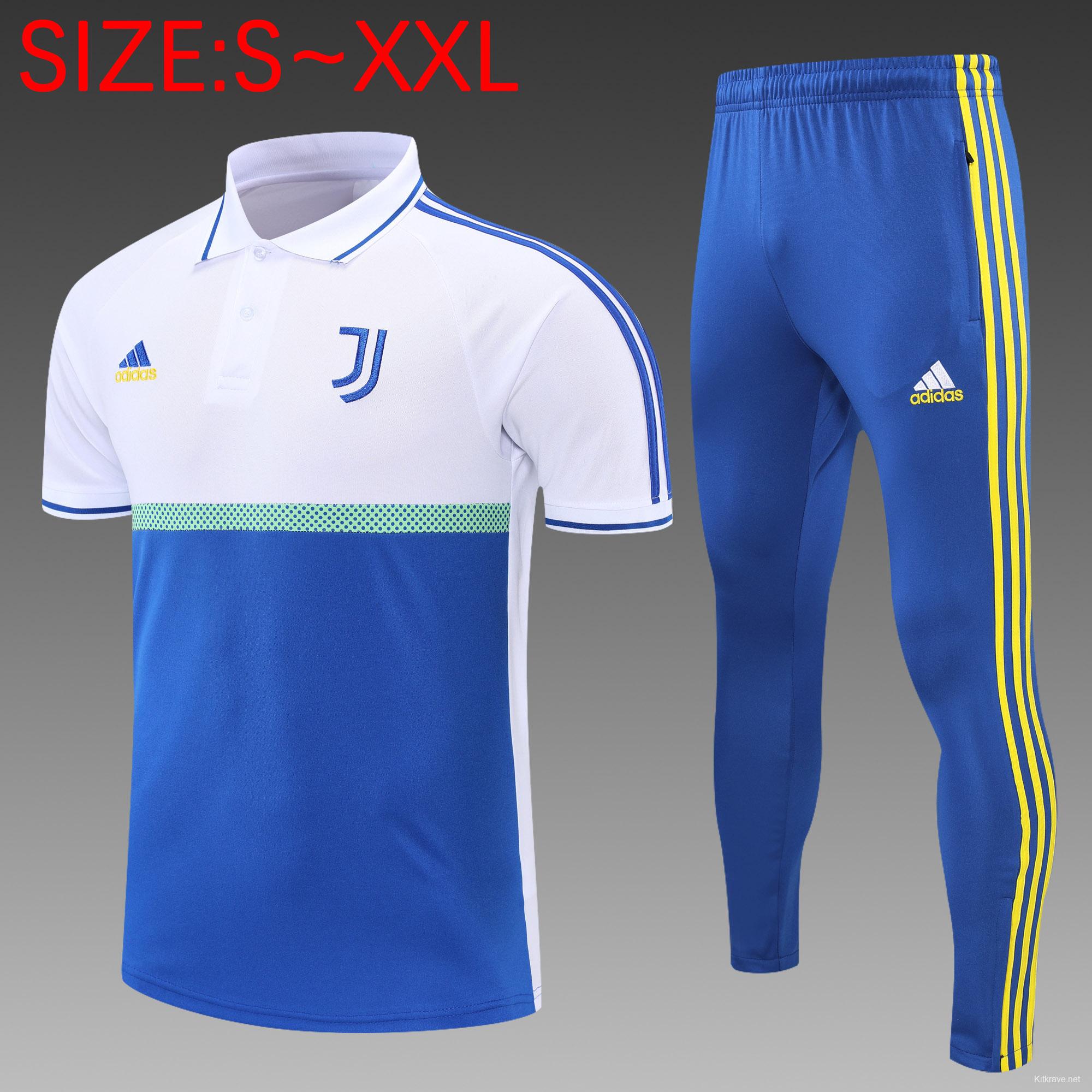 Juventus POLO kit blue and white (not sold separately)