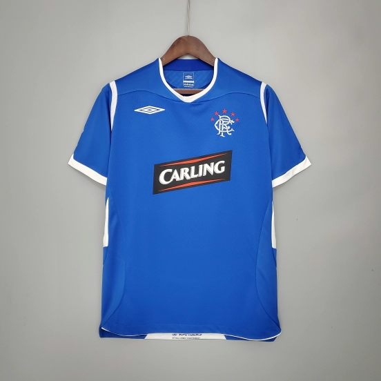Retro Rangers 08/09 home Soccer Jersey