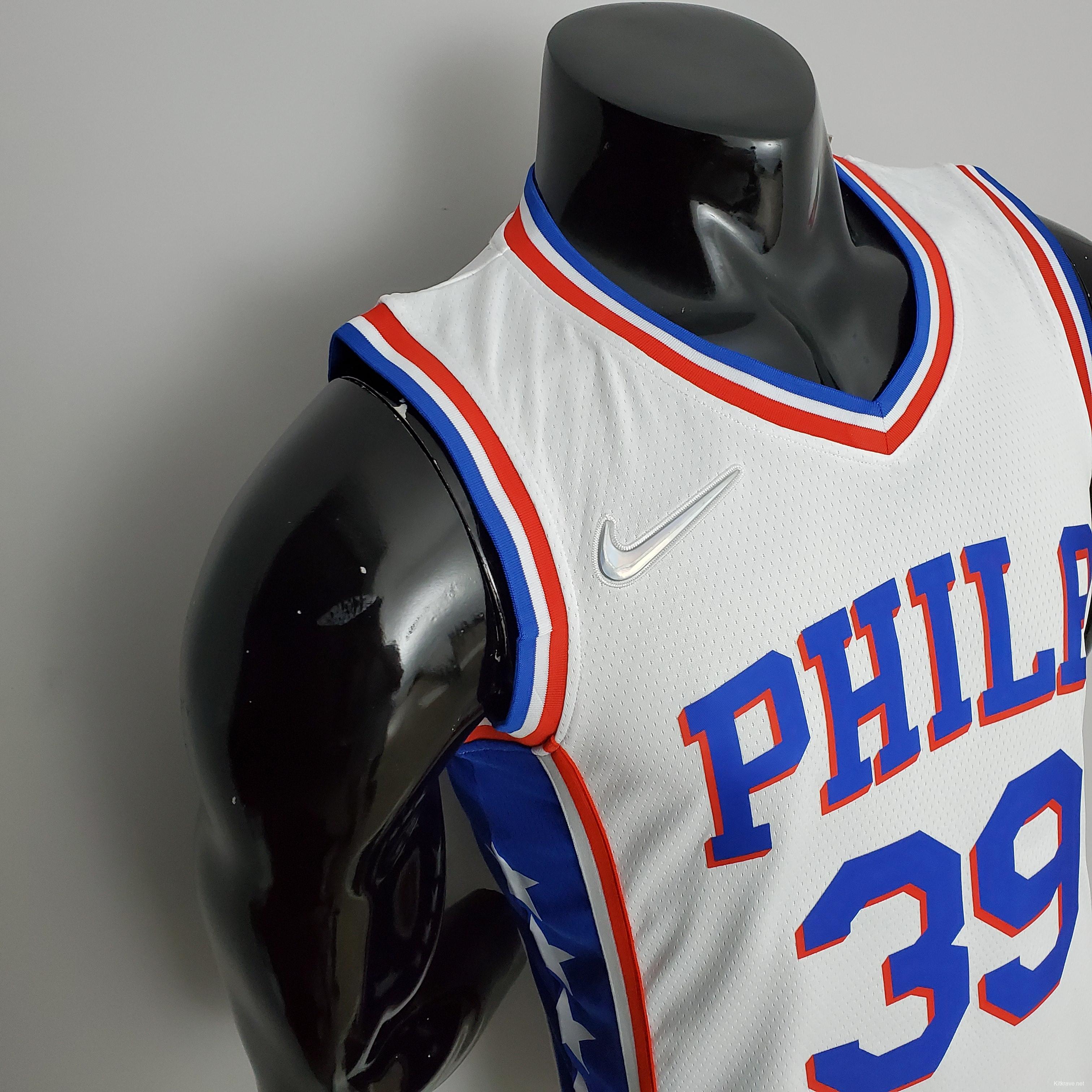 75th Anniversary Philadelphia 76ers HOWARD#39 White NBA Jersey