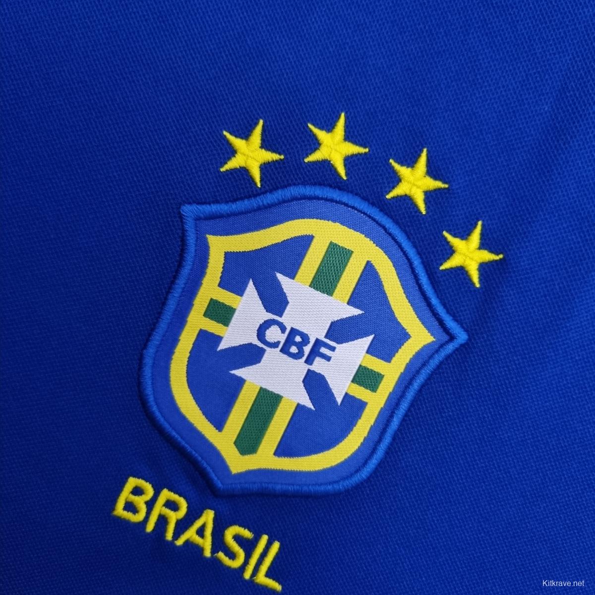 Retro 1998 Brazil away Soccer Jersey