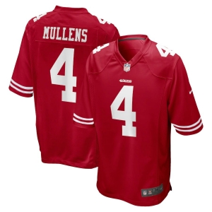 Men's Nick Mullens Scarlet Player Limited Team Jersey