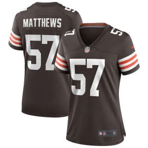 Women's Clay Matthews Brown Retired Player Limited Team Jersey