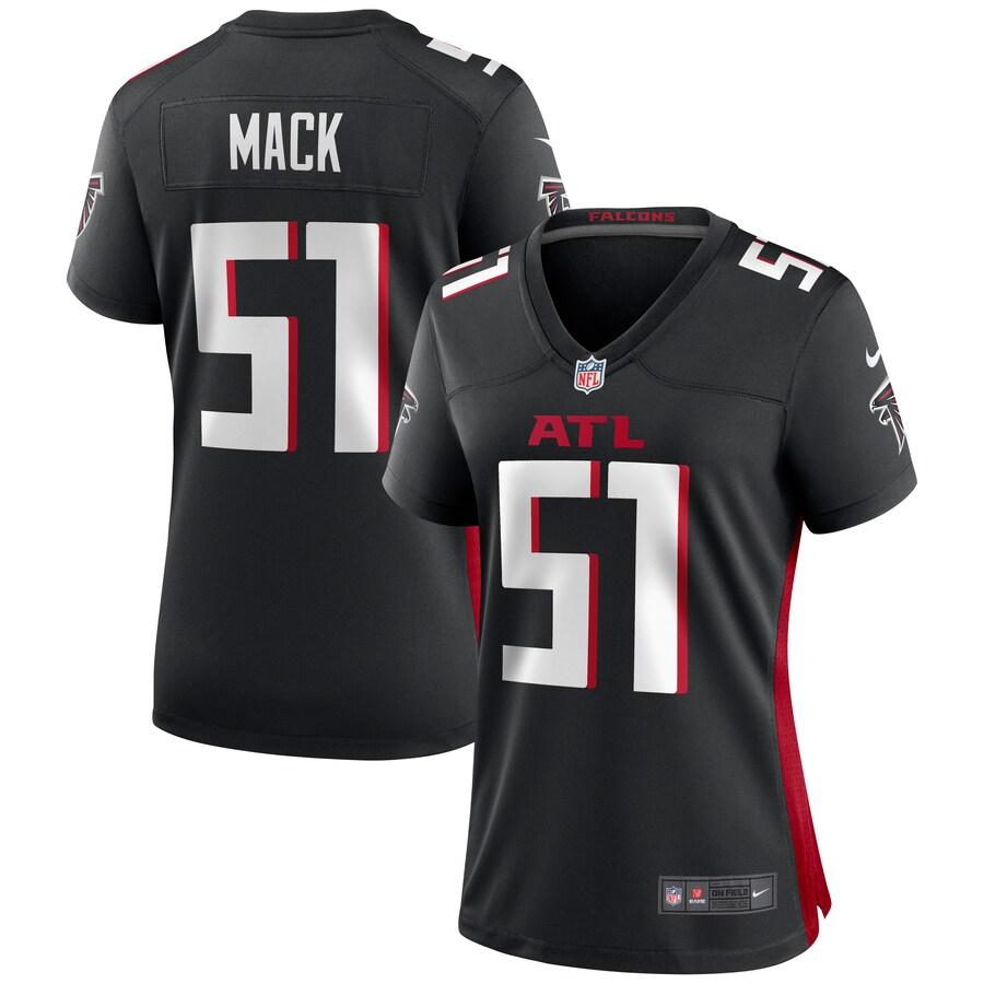 Women's Alex Mack Black Player Limited Team Jersey