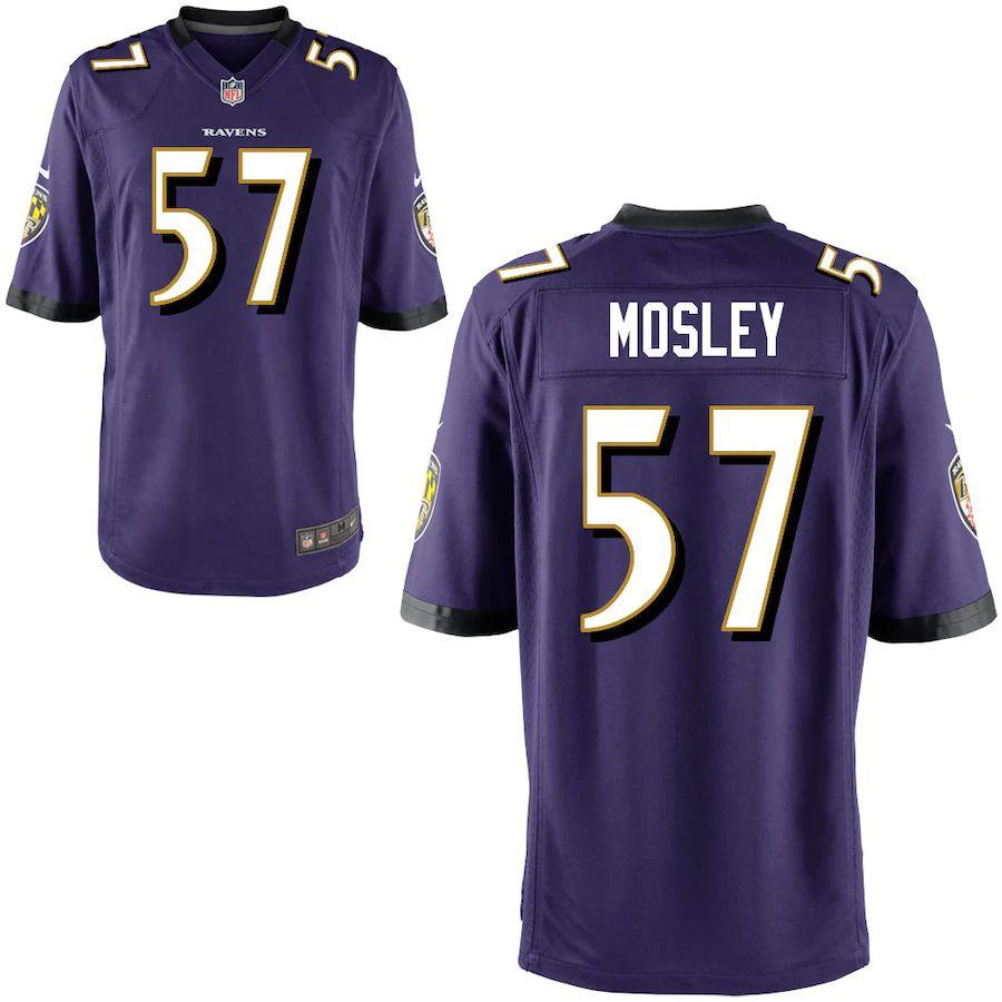 Men's CJ Mosley Purple Player Limited Team Jersey