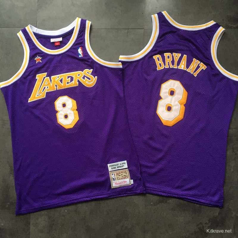 Men's Kobe Bryant Purple Retro Classic Team Jersey