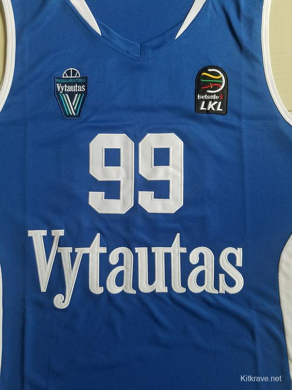 Lavar Ball 99 Lithuania Vytautas Blue Basketball Jersey