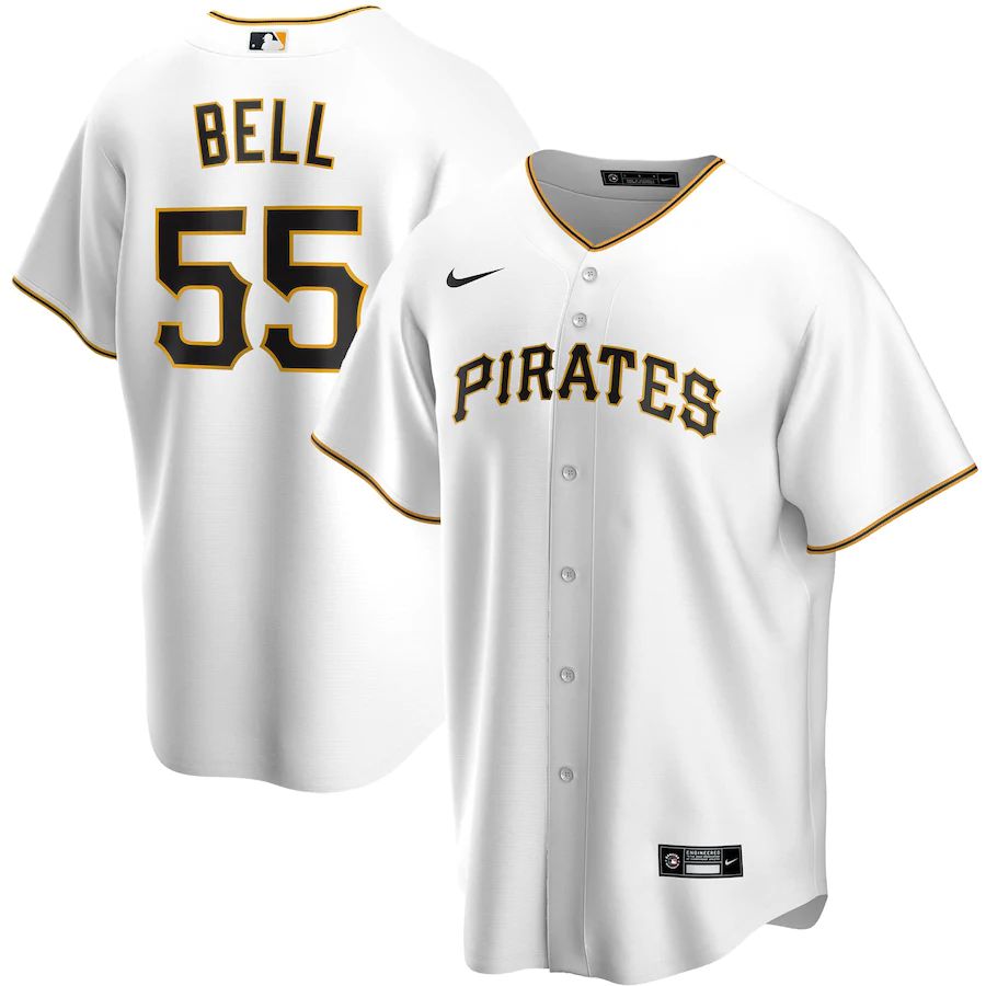 Youth Josh Bell White Home 2020 Player Team Jersey