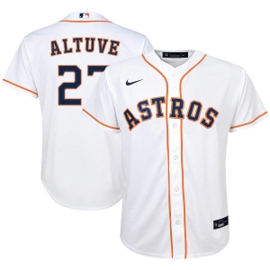 Youth Jose Altuve White Home 2020 Player Team Jersey