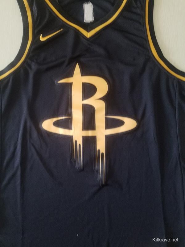 Russell Westbrook 0 Black Golden Edition Jersey