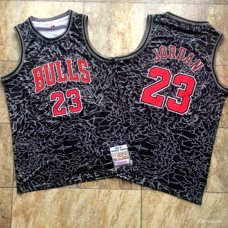 Men's Michael Jordan Black Retro Classic Team Jersey