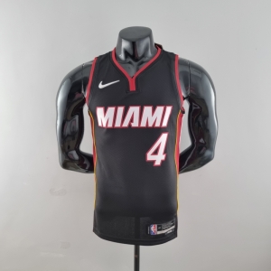 75th Anniversary Miami Heat OLADIPO#4 Black NBA Jersey