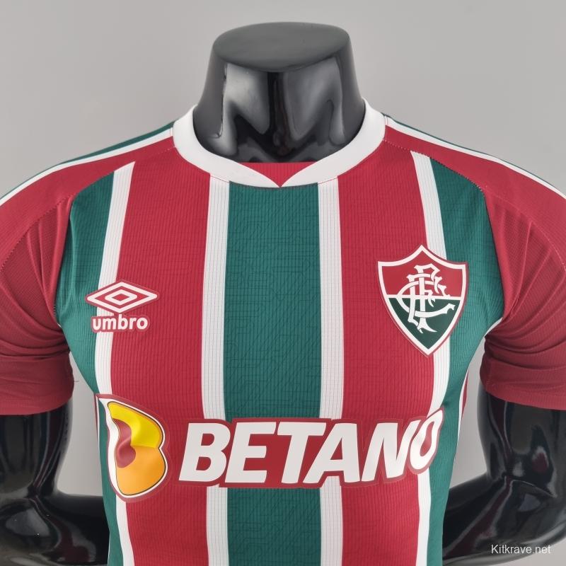 Player Version 22/23 Fluminense Home  Soccer Jersey