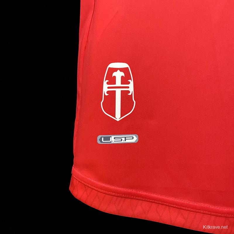 09 10 Catholic Home Red Soccer Jersey