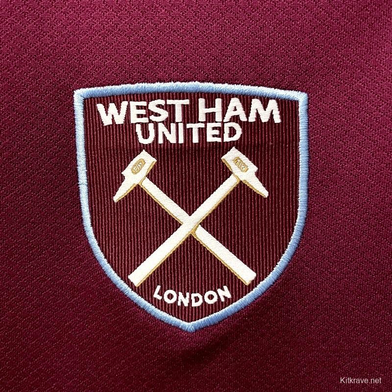 22/23 West Ham Home Soccer Jersey