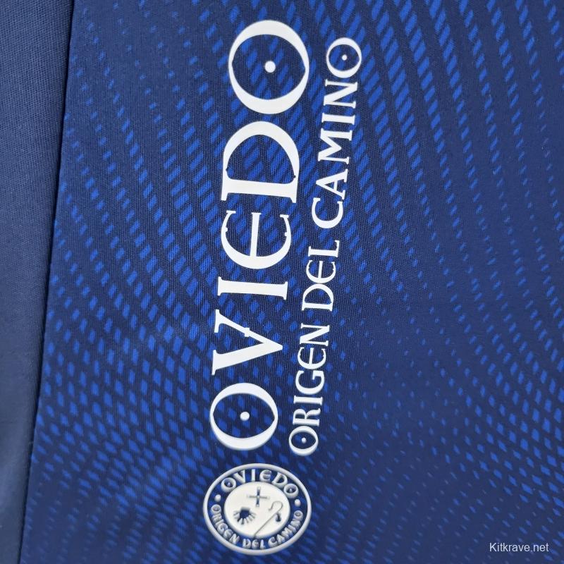 22/23 Real Oviedo Home Soccer Jersey