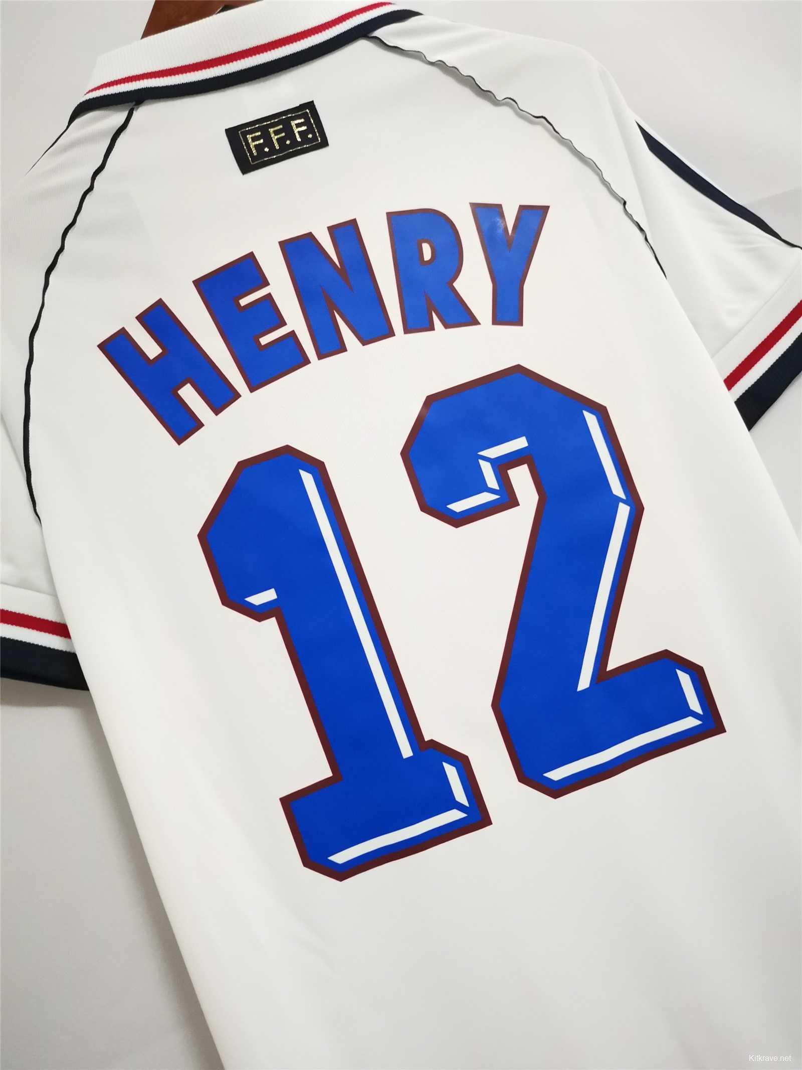 Retro 1998 France Away White Soccer Jersey