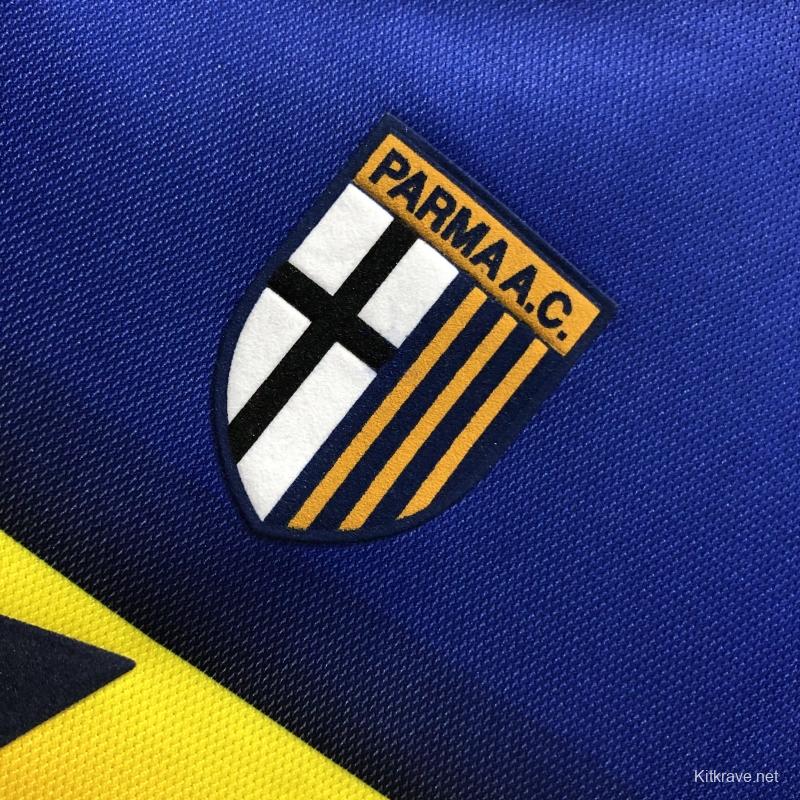 Retro 01/02 Parma Home Soccer Jersey