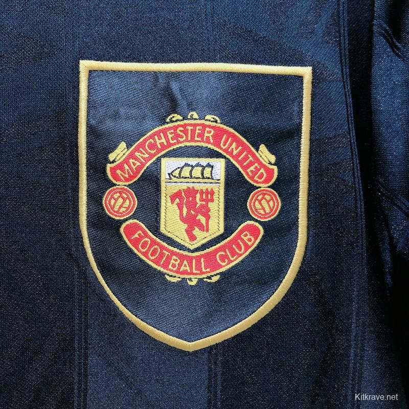 Retro 93/94 Manchester United Away Soccer Jersey