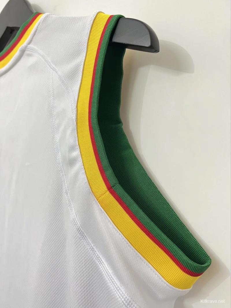 Retro 2002 Cameroon White Jersey