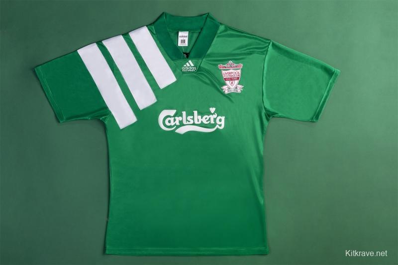 RETRO 92/93 Liverpool Away Soccer Jersey