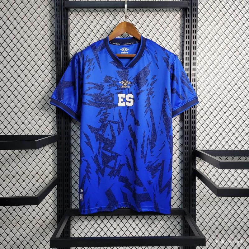 2023 El Salvador Home Soccer Jersey