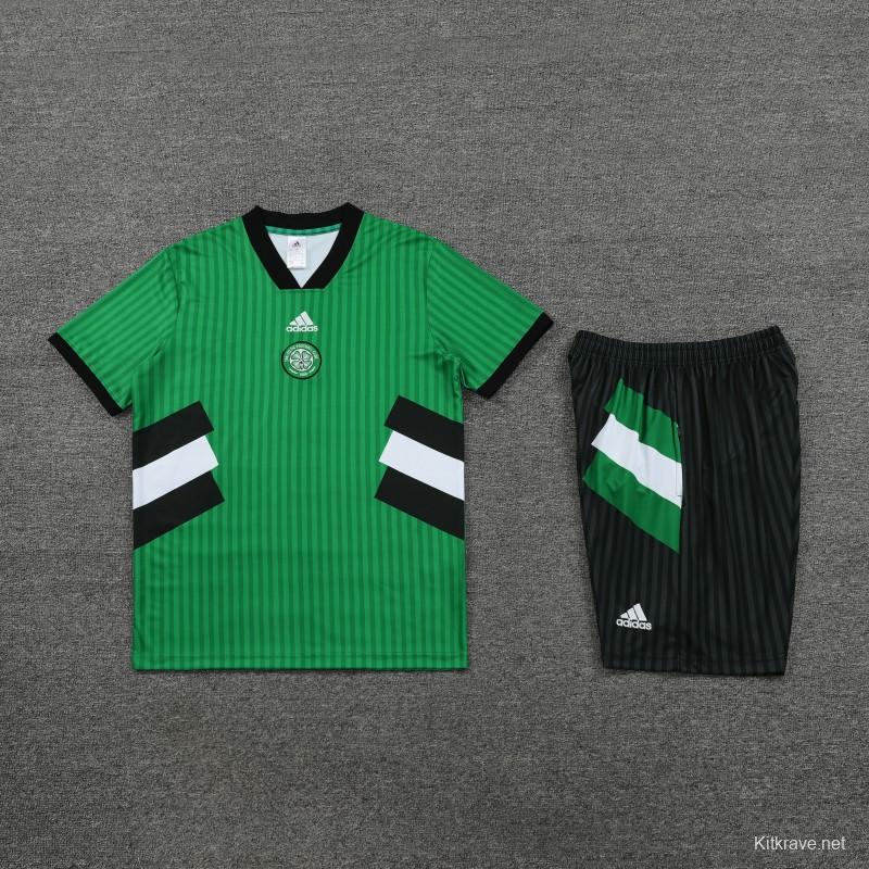 23 24 Celtic Green Remake Icon Short Sleeve+Shorts