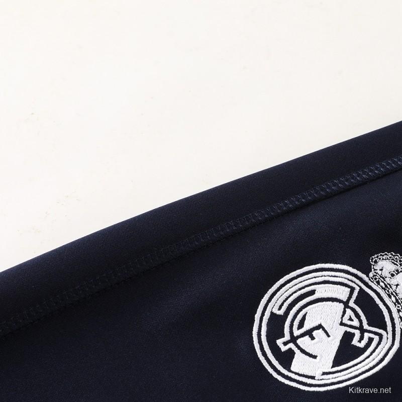 23 24 Real Madrid Navy  Full Zipper +Pants