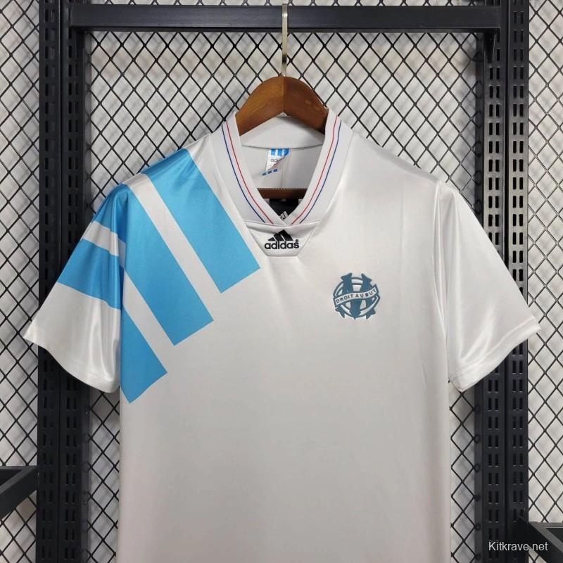 Retro 92/93 Olympique Marseille Home Jersey