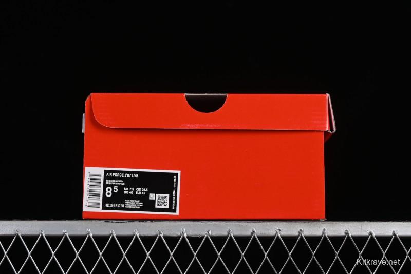 Supreme x Nike Air Force 1 '07 Low Beige Grey Casual Skate Shoes - HD1968-018