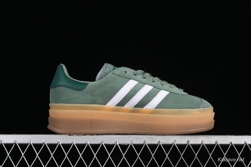 Adidas Originals Gazelle Bold ID6998 Low-Top Sneakers with Thick Sole for Casual Wear, Slip-Resistant and Durable