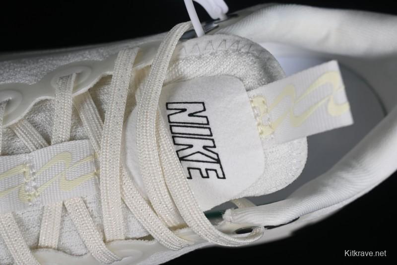 Nike Summer Breathable Cushioned Wave Running Shoes with ComfortGroove Technology - DV1238-103