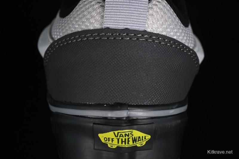 Vans OG Classic Slip-On Acid Wash Retro Grey Black Skate Shoes - VN0009QCGRY