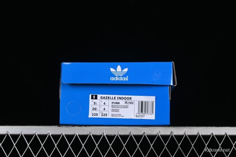 Adidas Originals Gazelle Indoor Retro Casual Anti-Slip Wear-Resistant Low-Top Skate Shoes - IF1808