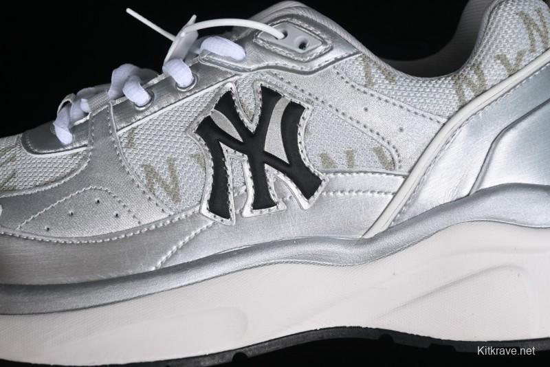 New York Yankees NY MLB Fast Ball Classic Monogram 24SS Retro Casual Running Shoes - 3ARNFSB4N50SS