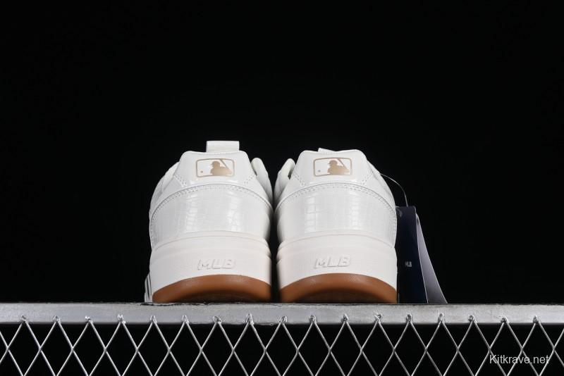 MLB Chunky Liner Metal Senior Series Lightweight Platform Casual Sneakers with 6cm Height Increase - 3ASXCLX4N50WHS