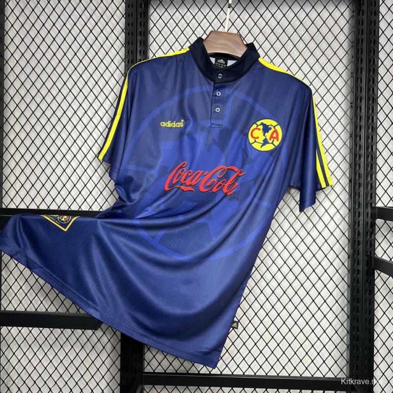 Retro 98/99 Club America Away Navy Jersey