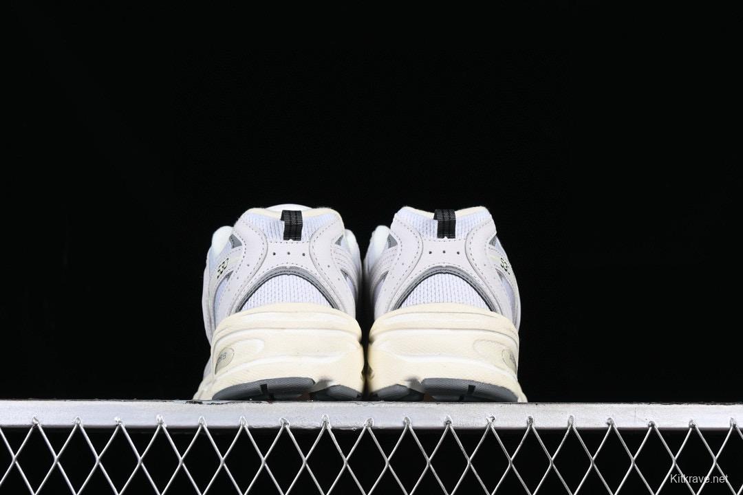 New Balance 530 Series Leather Distressed Retro Casual Running Shoes - MR530DG