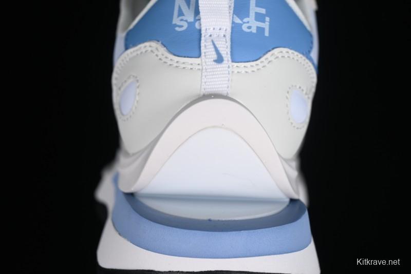 Nike Sacai VaporWaffle 3.0 Deconstructed Sneakers with Overlapping Swoosh and Double Tongue - DD1875-101