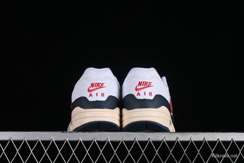 Nike Air Max 1 Premium Retro Running Shoes with Half-Sole Air Cushion - DH1348-146