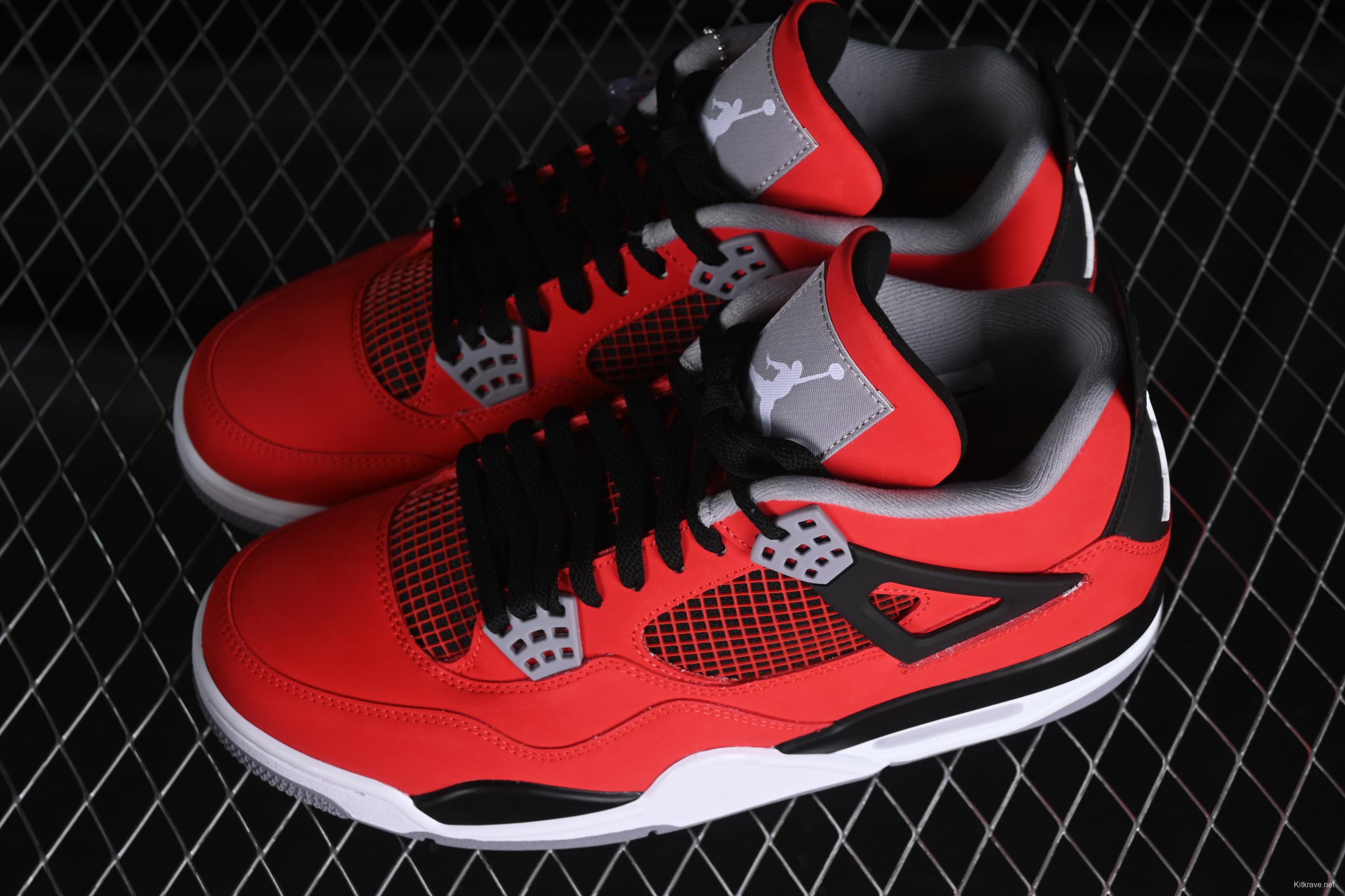 Nike Air Jordan 4 Retro "Toro Bravo" Basketball Shoes - 308497-603