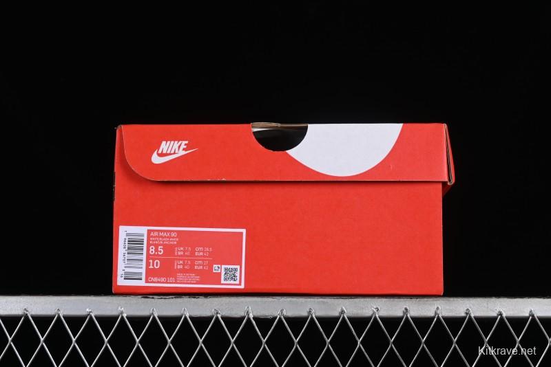 Nike Air Max 90 Retro Running Shoes with Air Cushion Technology - CN8490-101