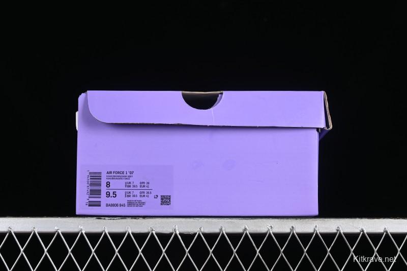 Nike Air Force 1 '07 Low BAPE Collaboration - White Black Camo Casual Sneakers - BA8806-845