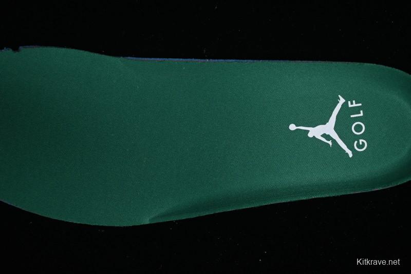 Nike Air Jordan 1 Low Golf Shoes Grey White Green - DD9315-112