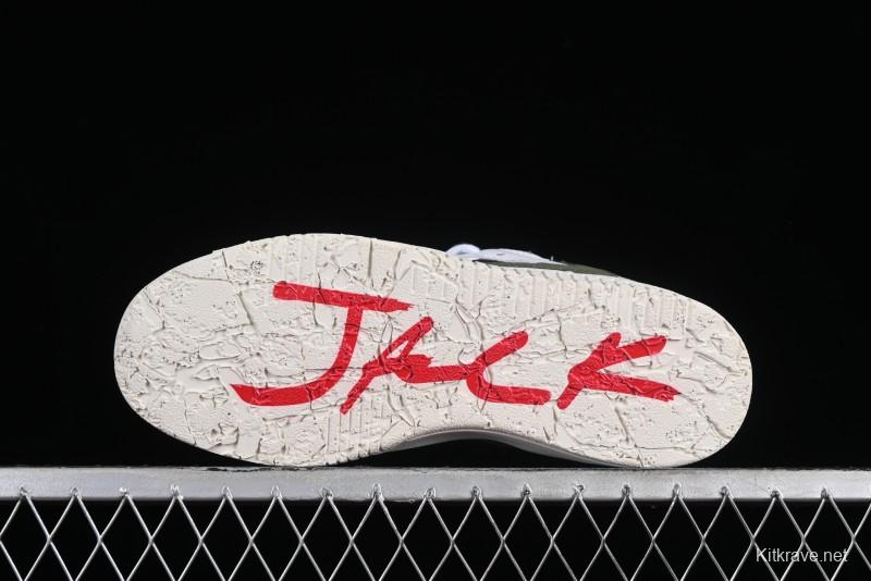 Nike Travis Scott x Jordan Cut The Check AJ1 Basketball Shoes with Velcro Strap - FZ8117-100
