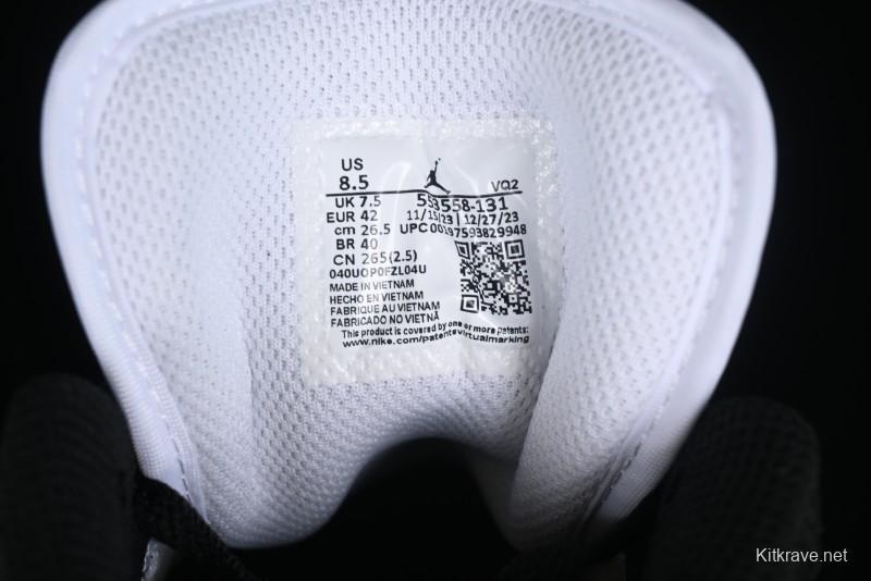 Nike Air Jordan 1 Low Retro Basketball Shoes in Mint Green and Black - 553558-131