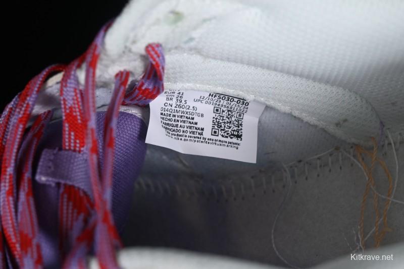 Nike SB Dunk Low Casual Skateboarding Shoes in Purple with Black Swoosh - HF5030-030