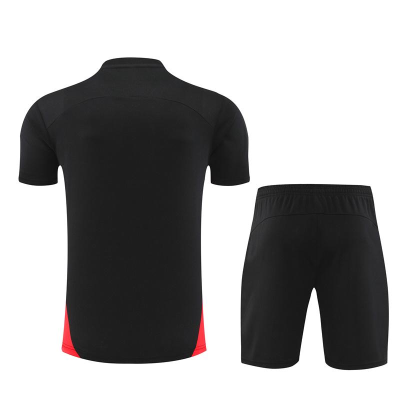 24/25 AC Milan Black Short Sleeve Jersey+Shorts