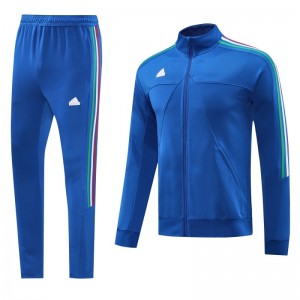 2024 Adidas Blue Full Zipper Jacket +Long Pants