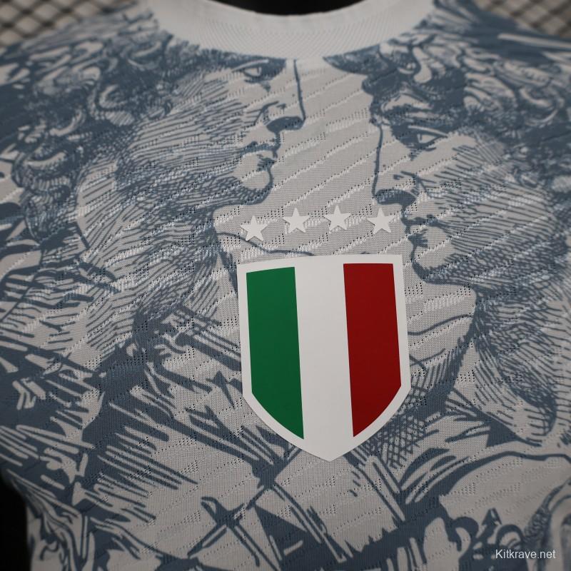 Player Version 2024 Italy Michelangelo White Special Training Jersey